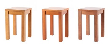 Taboret Ergo twardy drewniany kuchenny