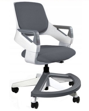 ERGONOMICZNE KRZESŁO DZIECIĘCE Rookee szary