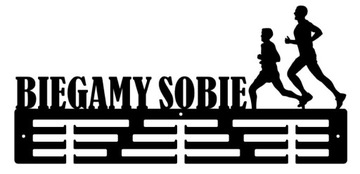 Wieszak na medale - BIEGAMY SOBIE - model 1009c