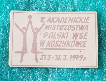 ODZNAKA X AKADEMICKIE MP WSE W KOSZYKÓWCE 1979