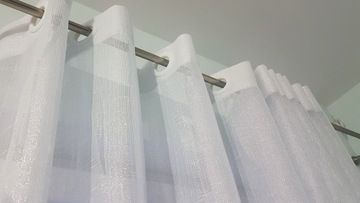 БОЛЬШАЯ БЕЛАЯ ШТОРА люверсы ОТДЕЛКА КОЛЕСА