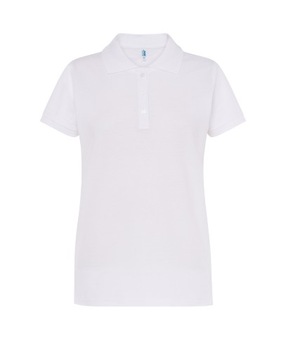 JHK Women's Polo T -Fore -Fork Rothereve White - l