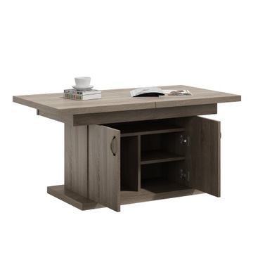 РАЗДВИЖНАЯ СКАМЬЯ С ПОДЪЕМОМ, ДУБ ЛЕФКАС