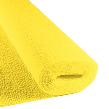 KREPINA BIBUŁA KREPA WŁOSKA ŻÓŁTA CYTRYNOWA 575