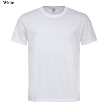 T-Shirt Koszulka Gruba 190g Biała XL