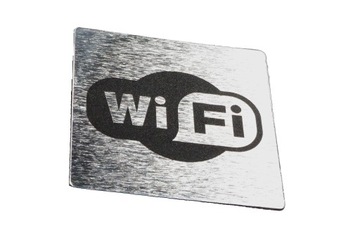 Табличка-логотип WIFI 15х15 см, ламинат
