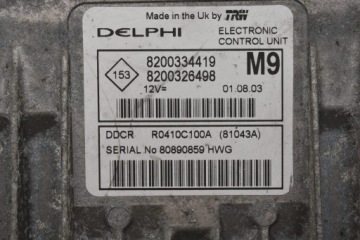 Компьютер Renault 8200334419 8200326498 R0410C100A