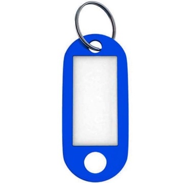 Брелок-кулон бейдж для ключей STRONG микс цветов 10 шт.