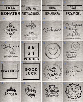 Металлический брелок для ключей с гравировкой в ​​виде парусника + футляр