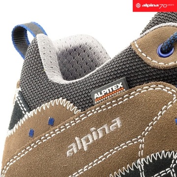 КОЖАНЫЕ треккинговые туфли ALPINA TROPEZ VIBRAM, размер 43