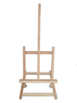DREWNIANA SZTALUGA MALARSKA 52 cm STOŁOWA BIURKOWA BUKOWA