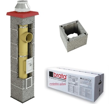BRATA KOMIN DO KOMINKA STANDARD S 8m / fi 160 mm