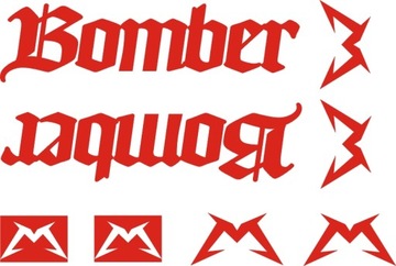 MARZOCCHI BOMBER 101-2B naklejki na amortyzator