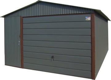 Garaże Blaszane 4x5 Garage Blaszak Графит Металлические листы