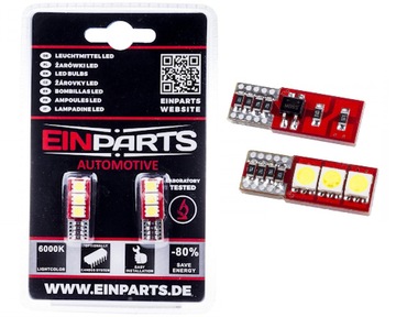 Żarówki tablicy W5W LED 3x 5050 CAN FORD KUGA II