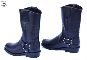 КОЖАНЫЕ КОВБОЙСКИЕ САПОГИ HARLEY CHOPPER RACE BOOTS KST2