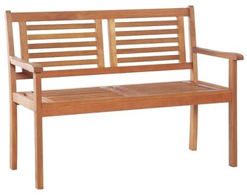 = ДЕРЕВЯННАЯ СКАМЬЯ ДЛЯ ПАТИО = ЭВКАЛИПТ = КОРИЧНЕВЫЙ