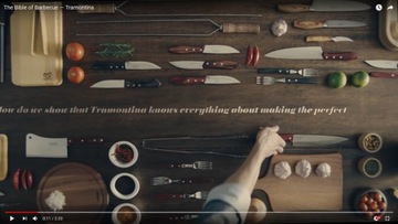 TRAMONTINA 6x POLYWOOD Вилка десертная коричневая