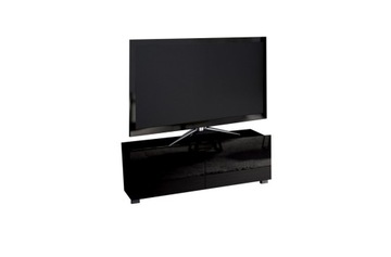 Stolik RTV Czarny Połysk 100cm Wiszący Lub Stojący