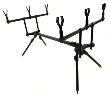 ROD POD STANOWISKO KARPIOWE PODPÓRKA 3 WĘDKI ALU