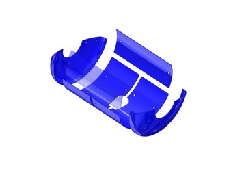 Накладки на бак BMS левый/правый, комплект