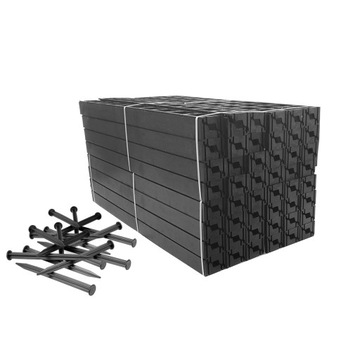 Obrzeże do trawy 2,7cm EKOBORD Mini 60m+200 kotew