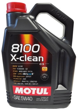 MOTUL X-CLEAN 5W40 5L DEXOS 2 ORYGINAŁ ŚWIEŻY