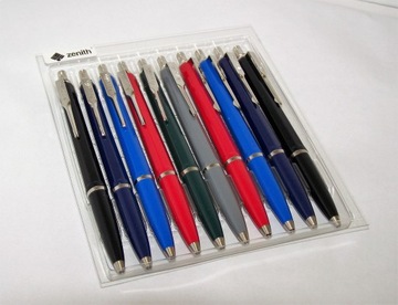 АВТОМАТИЧЕСКАЯ ШАРИКОВАЯ РУЧКА ZENITH 7 НИКЕЛЕВАЯ. ГРАНАТА