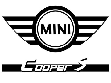 MINI MORRIS naklejki COOPER S tuning naklejka 48cm