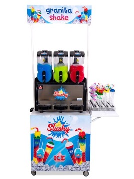 Podświetlany dyspenser do kielichów granita slush