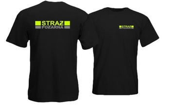 Koszulka STRAŻ POŻARNA OSP STRAŻACKA , Nadruk Flex