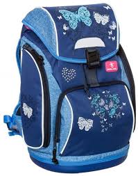 СИНЯЯ СУМКА-КАСЕТА С БАБОЧКОЙ