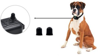 Электрический ошейник для дрессировки собак 800М, пульт дистанционного управления, ремень, подушечки, лампочка