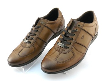 Мужские кожаные туфли WOJAS 8087-52, коричневый 41