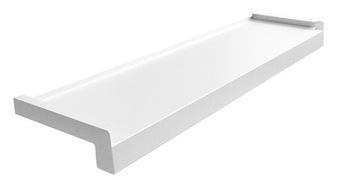 Parapet zewnętrzny stalowy Biały 32,5 cm / 325 mm