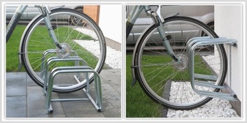 СТОЙКА на 6 велосипедов, модель У, ПОЛЬСКАЯ ОЦИНКОВКА!!!