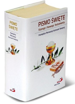 Pismo Święte ST i NT Pam. I Komunii Świętej f.mały