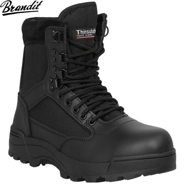 ВОЕННАЯ ТАКТИЧЕСКАЯ ОБУВЬ БЕЗОПАСНОСТИ ЗАЩИТА BRANDIT Trekking Black 45
