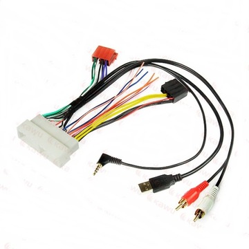PRZEJŚCIÓWKA do Hyundai KIA 2017 USB JACK RCA50732