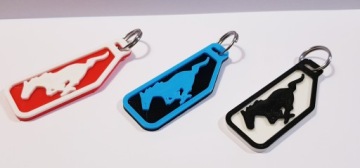Брелок Mustang Ford Black/Blue для ключей GT