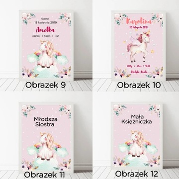 Картины, постеры, Единорог, рамка, сертификат А3