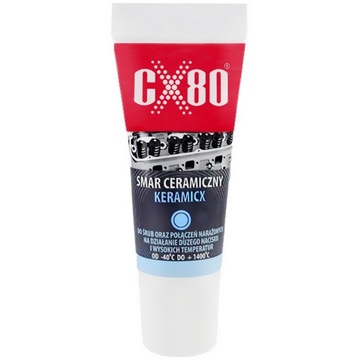CX80 SMAR CERAMICZNY KERAMICX do 1400 st Tubka 40G