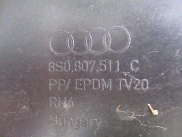 Задний бампер Audi TT 8S0 4xPDC