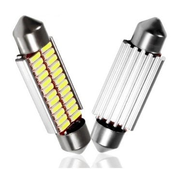 СВЕТОДИОДНАЯ ЛАМПА 24 SMD 4014 C5W C10W CANBUS 41мм 42мм