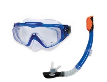 Zestaw do nurkowania SILICONE INTEX AQUA PRO 55962 niebieski
