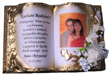 * Ślubne Podziękowanie dla Rodziców,ślub podziękowania weselne rodzicom