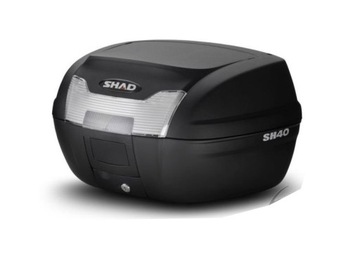 SHAD SH40 KUFER MOTOCYKLOWY CENTRLANY + PŁYTA