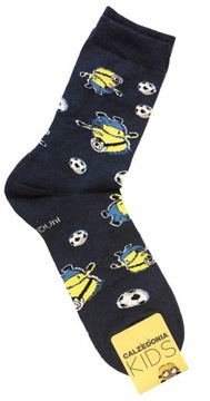 SKARPETY Minionki KEVIN PIŁK CALZEDONIA 31-36 KIDS