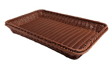 KOSZYK NA PIECZYWO POLIRATANOWY GN 1/1 52x32.5cm T-2079-061