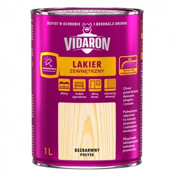 Lakier bezbarwny do drewna Vidaron 200ML